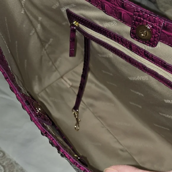 NWT Brahmin Aliza Tote in Sugar Plum Melbourne. HTF. RARE - Picture 12 of 16